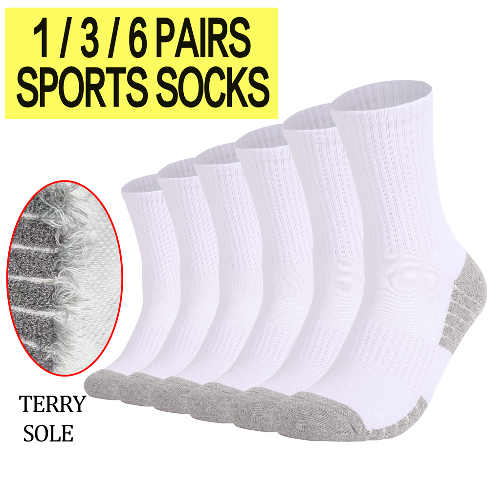 Athletic Sock Cushion - 1/3/6 Par Grubych Skarpet Trekkingowych dla