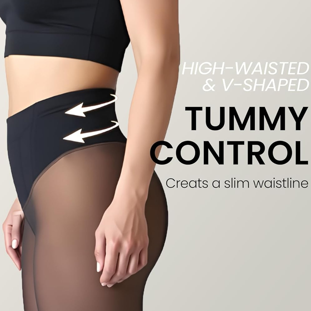 Rajstopy modelujące z polarową – Tights Pantyhose Sheer recenzja i cena