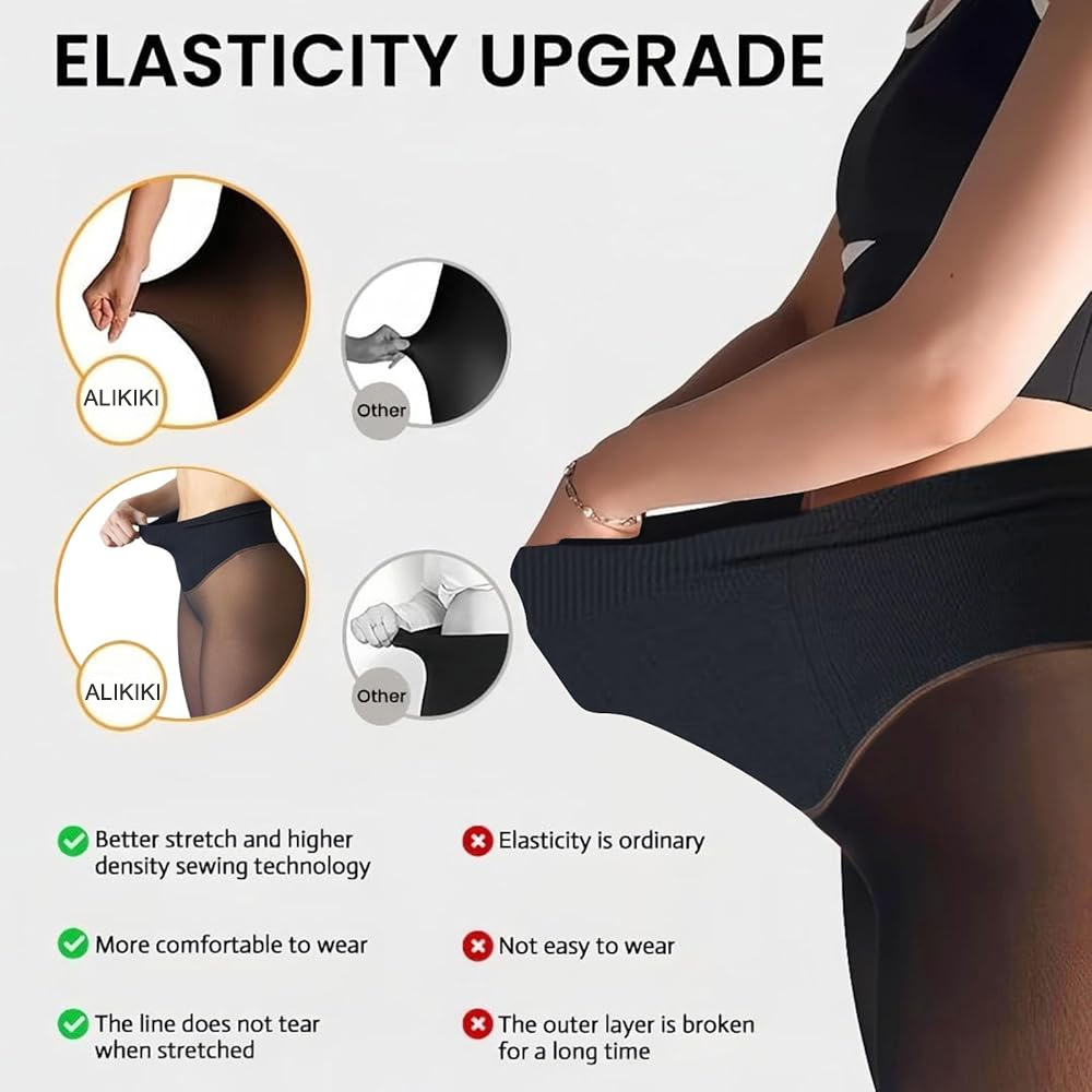 Rajstopy modelujące z polarową – Tights Pantyhose Sheer recenzja i cena