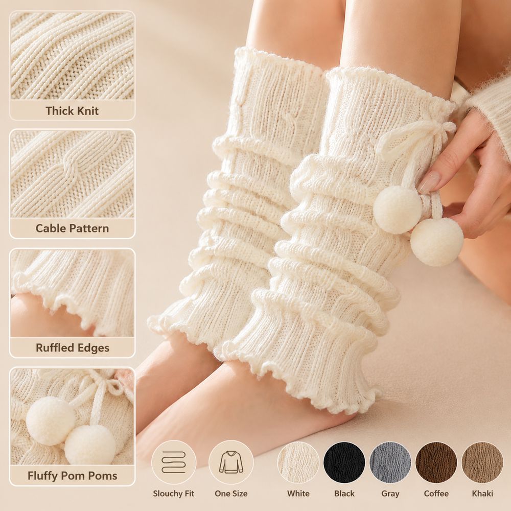 Dzianinowe ocieplacze na nogi  – Boot Sock Slouchy recenzja i cena